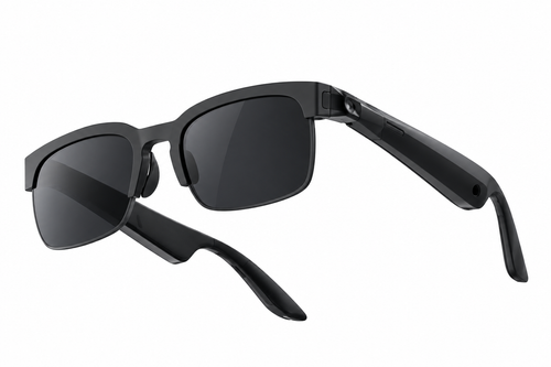 Future Smartglasses zwart - zijaanzicht