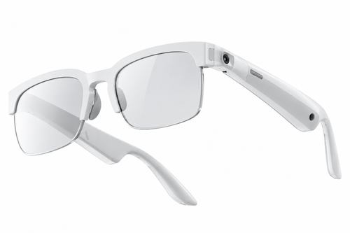 Future Smartglasses wit - zijaanzicht